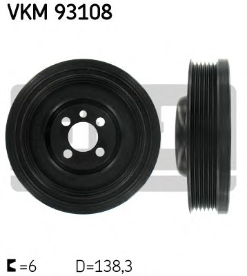 Ременный шкив, коленчатый вал SKF VKM 93108