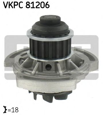Водяной насос SKF VKPC 81206