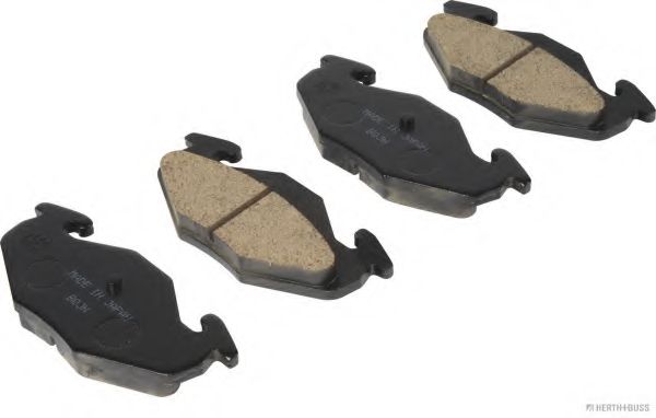 Комплект тормозных колодок, дисковый тормоз HERTH+BUSS JAKOPARTS J3618001