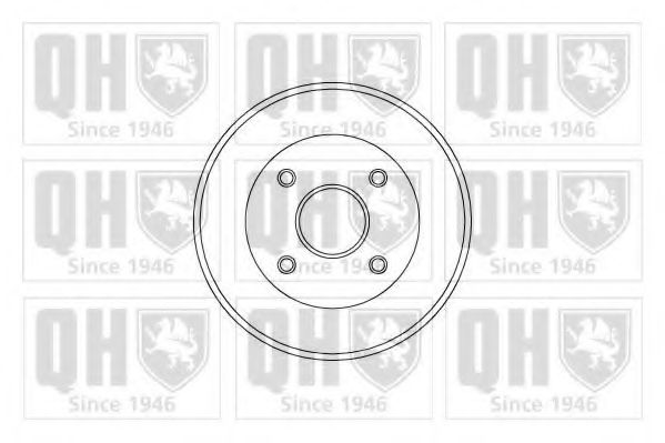 Тормозной барабан QUINTON HAZELL BDR348