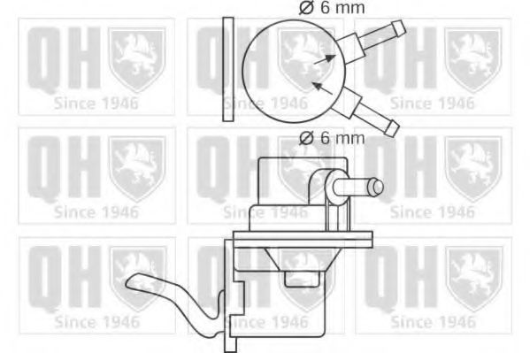 Топливный насос QUINTON HAZELL QFP145