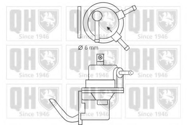 Топливный насос QUINTON HAZELL QFP262