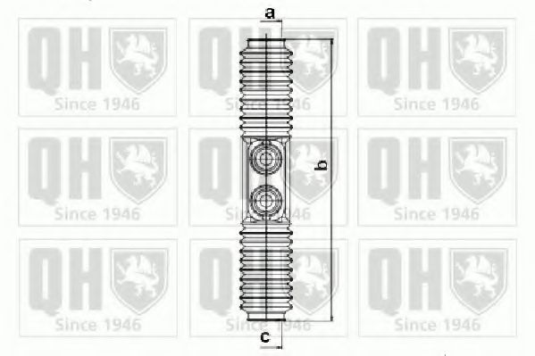 Комплект пылника, рулевое управление QUINTON HAZELL QG1184