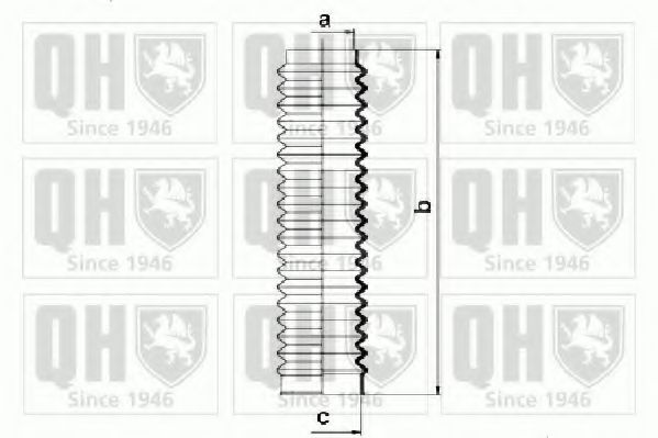 Комплект пылника, рулевое управление QUINTON HAZELL QG1338