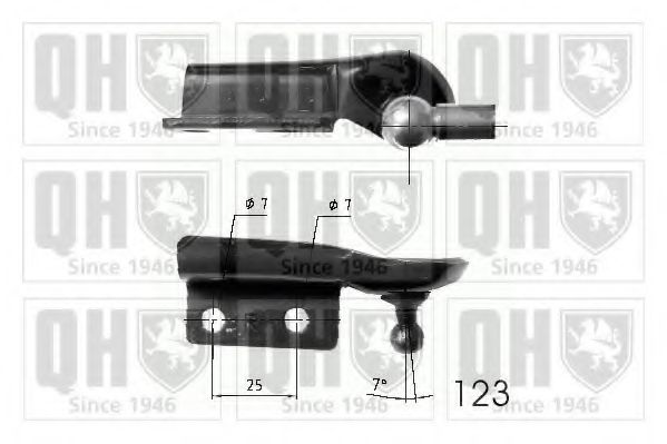 Газовая пружина, крышка багажник QUINTON HAZELL QTS840251