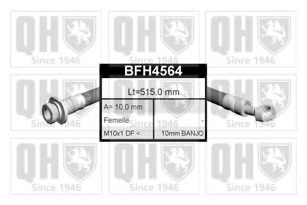 Тормозной шланг QUINTON HAZELL BFH4564
