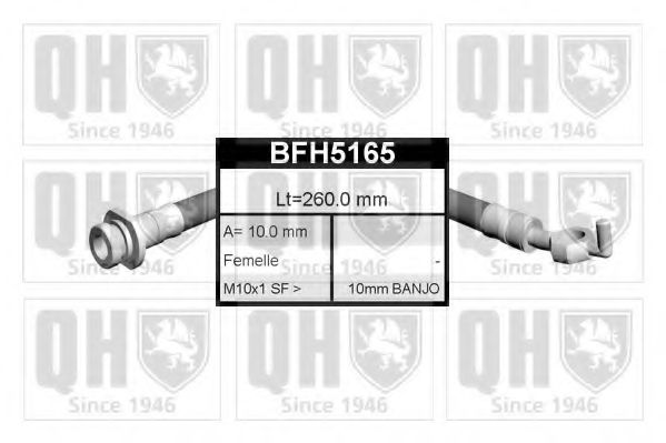 Тормозной шланг QUINTON HAZELL BFH5165