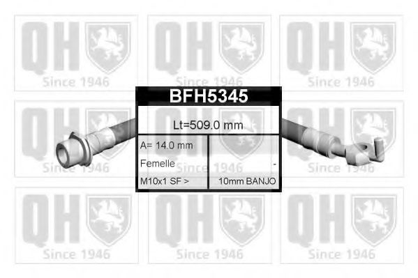 Тормозной шланг QUINTON HAZELL BFH5345