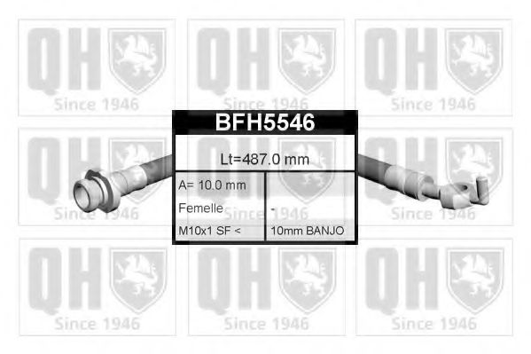 Тормозной шланг QUINTON HAZELL BFH5546