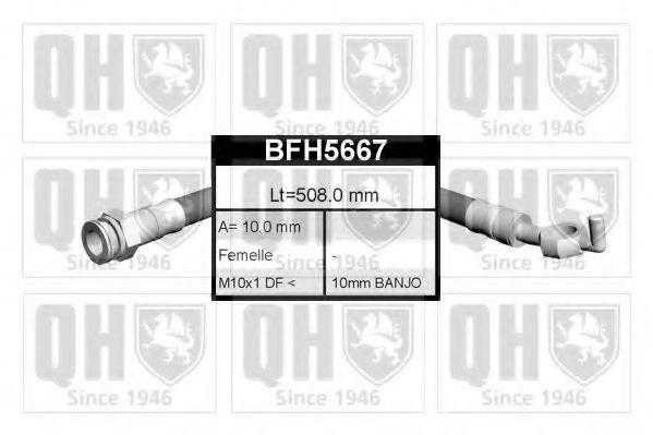 Тормозной шланг QUINTON HAZELL BFH5667