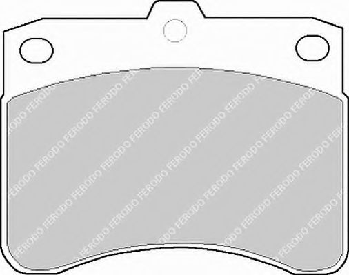 Комплект тормозных колодок, дисковый тормоз FERODO FVR549