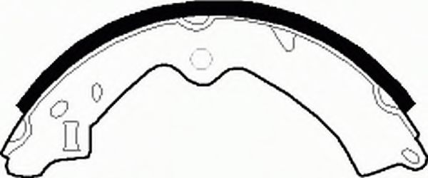 Комплект тормозных колодок FERODO FSB260