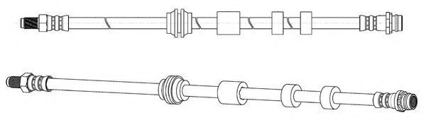 Тормозной шланг FERODO FHY2719