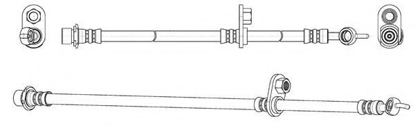 Тормозной шланг FERODO FHY2760