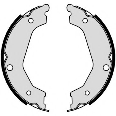 Комплект тормозных колодок, стояночная тормозная система BREMBO S 30 534