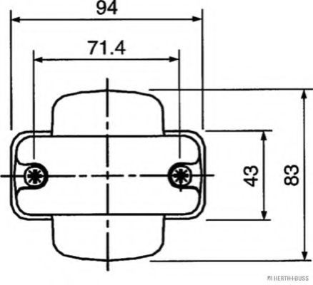 Габаритный фонарь ULO 329001