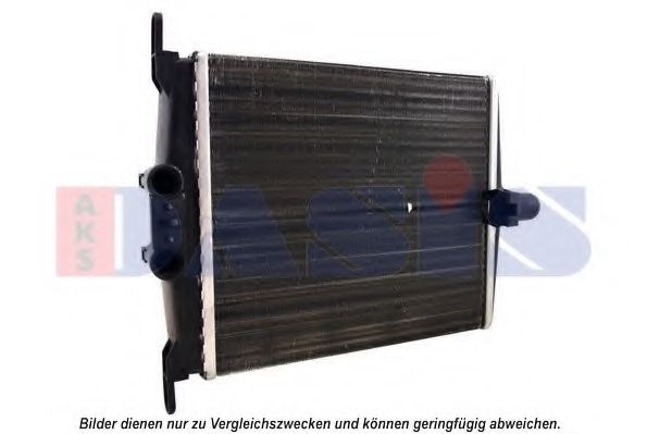 Теплообменник, отопление салона AKS DASIS MS6187