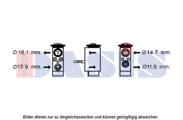 Расширительный клапан, кондиционер AKS DASIS 840186N
