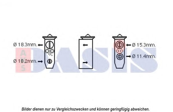 Расширительный клапан, кондиционер AKS DASIS 840188N