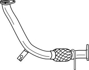 Труба выхлопного газа AKS DASIS SG32117
