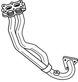 Труба выхлопного газа AKS DASIS SG60179