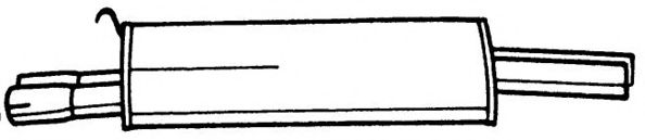 Глушитель выхлопных газов конечный AKS DASIS SG19601