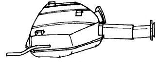 Средний глушитель выхлопных газов AKS DASIS SG12463