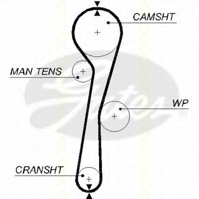Комплект ремня ГРМ METZGER KD45546