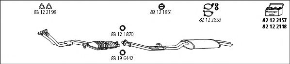 Система выпуска ОГ HJS BMW_53