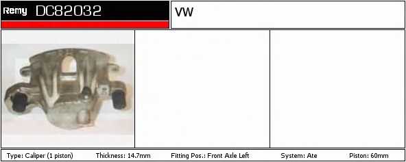 Тормозной суппорт DELCO REMY DC82032