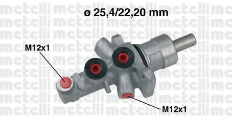 Главный тормозной цилиндр METELLI 05-0566