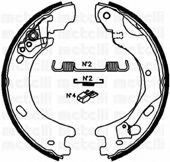 Комплект тормозных колодок, стояночная тормозная система METELLI 53-0375
