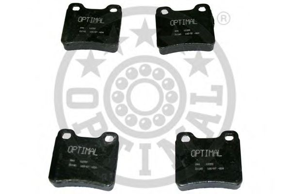 Комплект тормозных колодок, дисковый тормоз OPTIMAL 12059