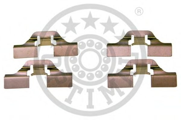 Комплектующие, колодки дискового тормоза OPTIMAL ZUB9548