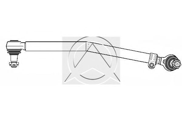 Продольная рулевая тяга SIDEM 6638