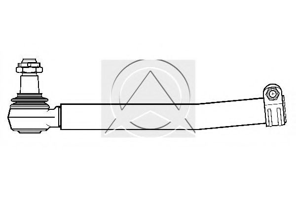 Поперечная рулевая тяга SIDEM 680236