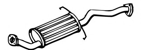 Глушитель выхлопных газов конечный EBERSPÄCHER 23482