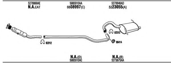 Система выпуска ОГ FONOS CHT19306