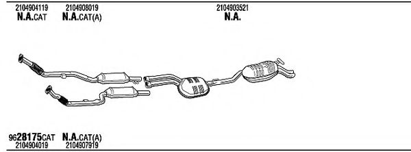 Система выпуска ОГ FONOS MBH07832