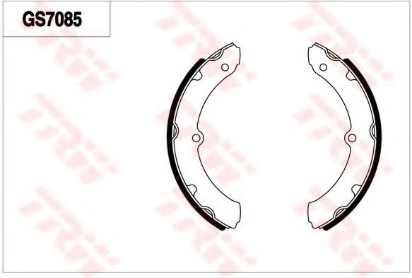 Комплект тормозных колодок TRW GS7085