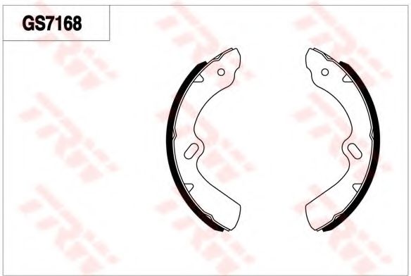 Комплект тормозных колодок TRW GS7168