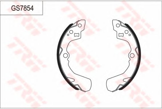 Комплект тормозных колодок TRW GS7854