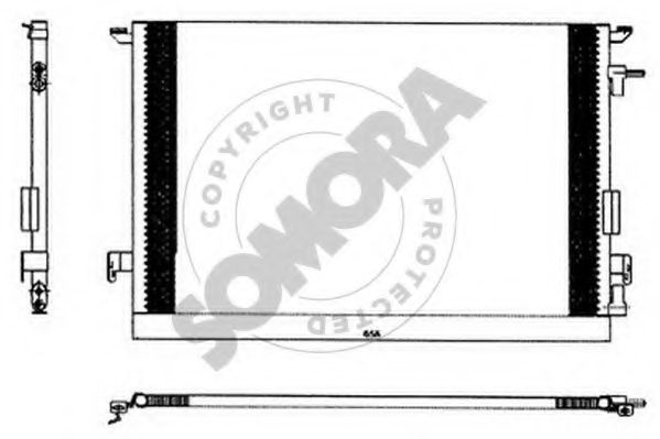 Конденсатор, кондиционер SOMORA 210660