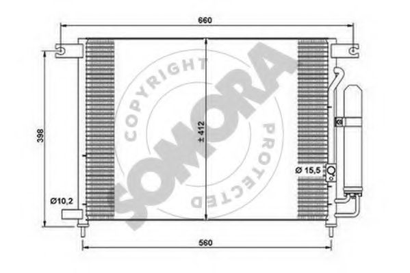 Конденсатор, кондиционер SOMORA 061160A