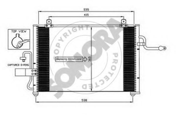 Конденсатор, кондиционер SOMORA 064560