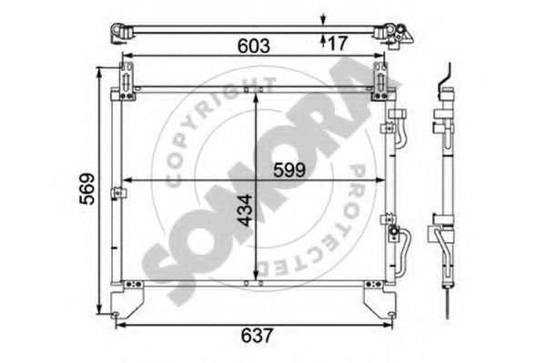 Конденсатор, кондиционер SOMORA 065060A