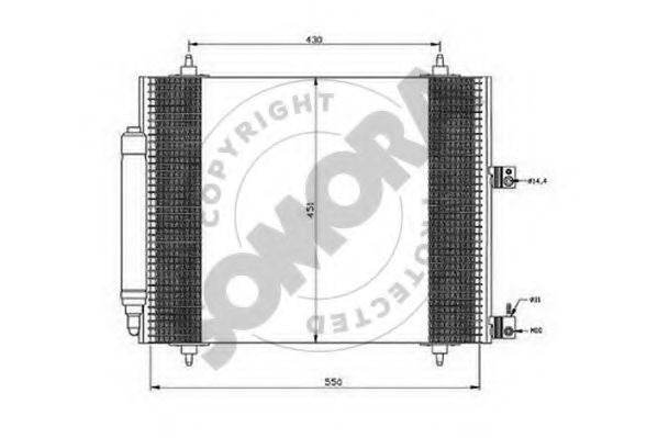 Конденсатор, кондиционер SOMORA 085260A