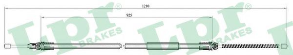 Трос, стояночная тормозная система LPR C0335B