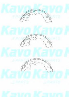 Комплект тормозных колодок KAVO PARTS BS7433