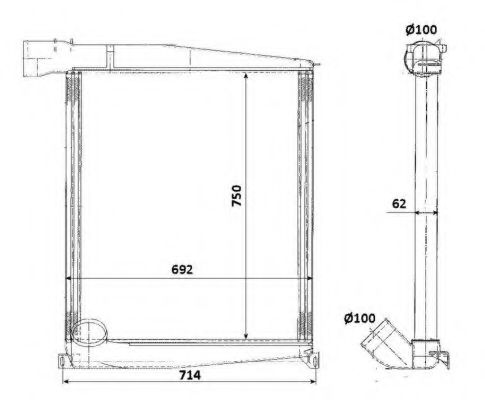 Интеркулер NRF 309316